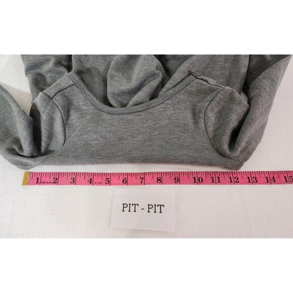 CAT & JACK GIRLS 5T GREY LONG SLEEVE DRESS DRAPEY SOFT COZY NUETRAL PLAIN KIDS - Picture 10 of 12